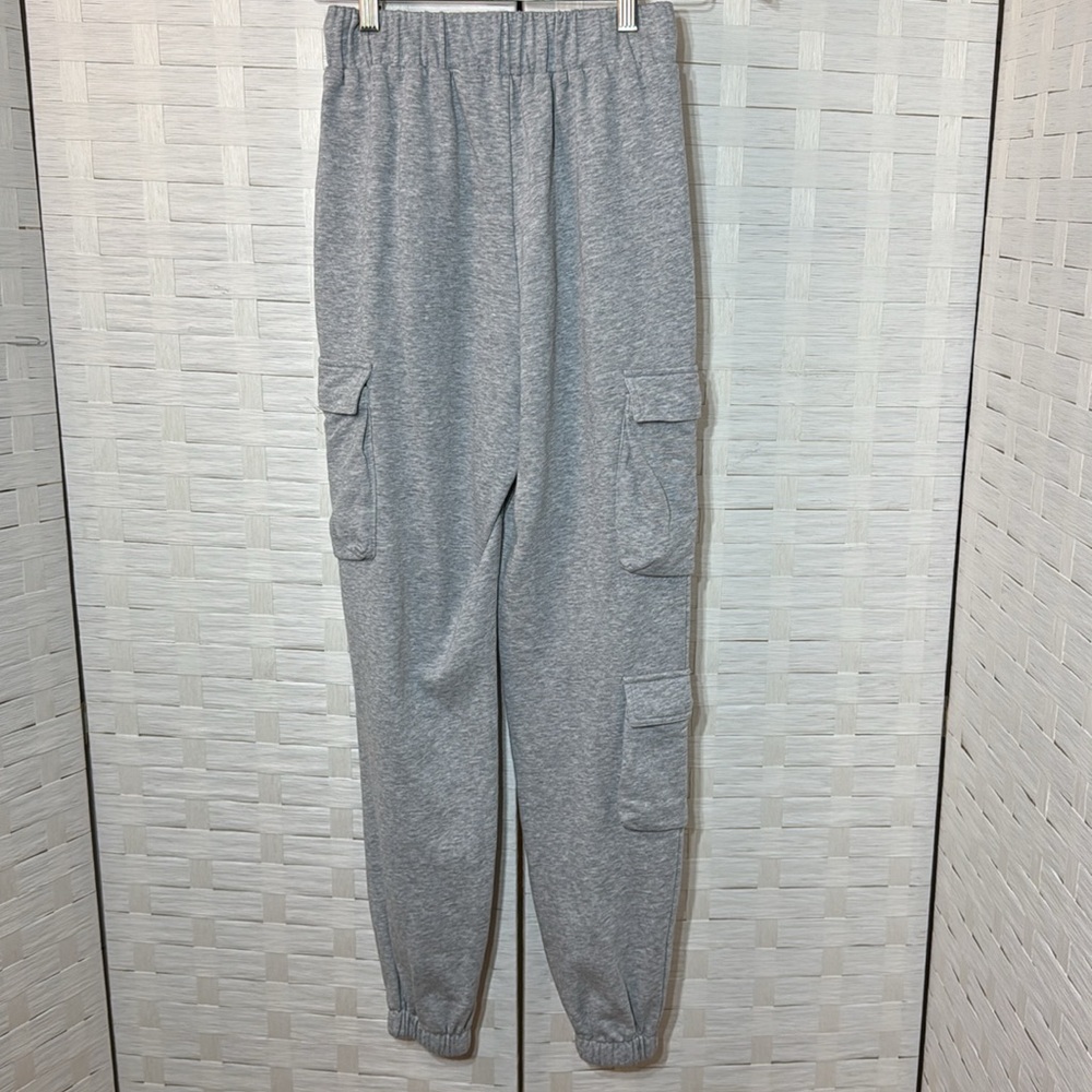 Superdown Bethany Cargo Gray Drawstring Waist Swe… - image 6